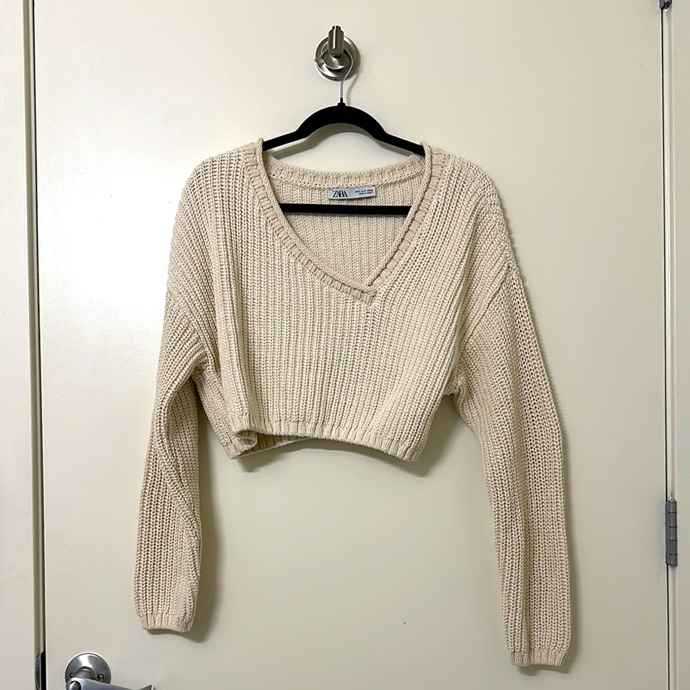 Zara Cropped Sweater